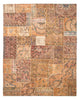パッチワーク絨毯 301x241cm - ペルシャウールラグ
