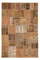 パッチワーク絨毯 256x172cm - ウールラグ