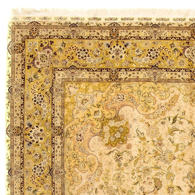 ヘレケシルク 絨毯 375x277cm - オリエンタル絨毯
