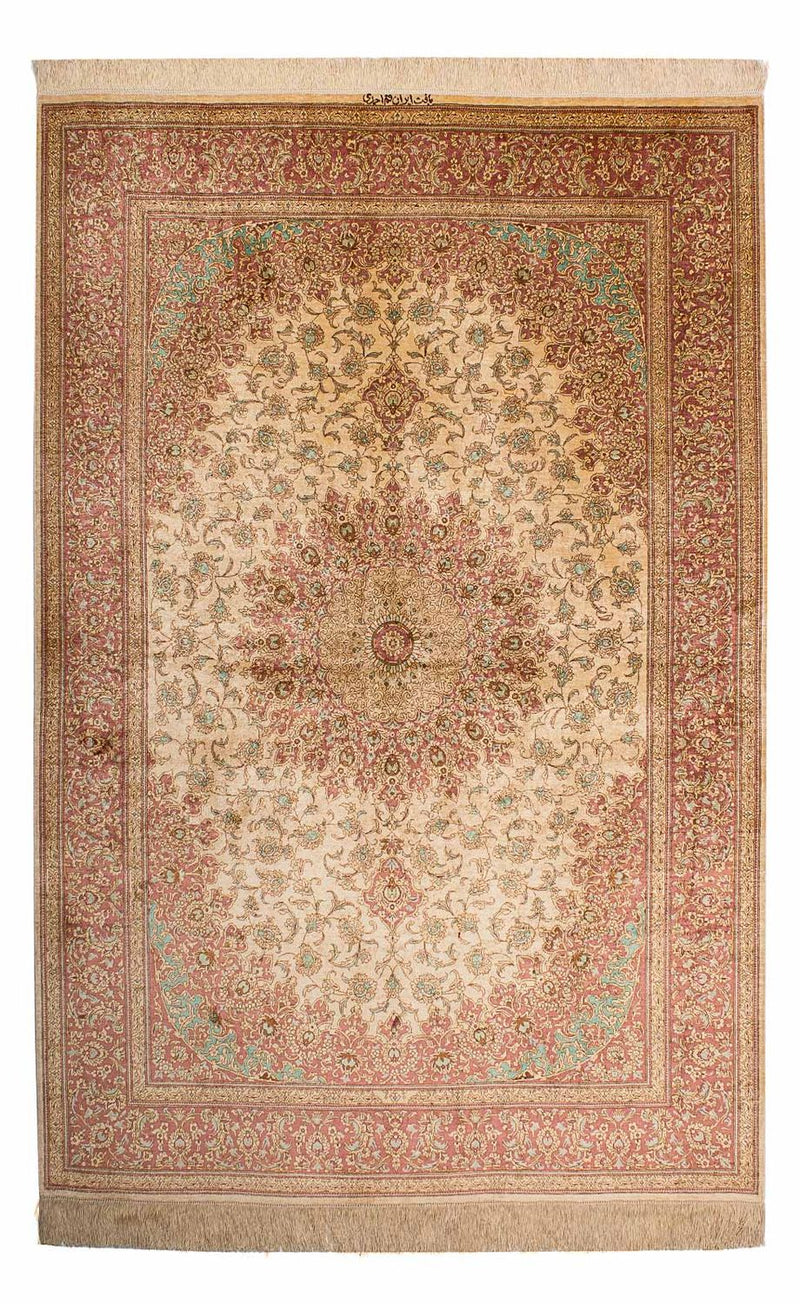 ゴム 絨毯 198x134cm - ペルシャ絨毯
