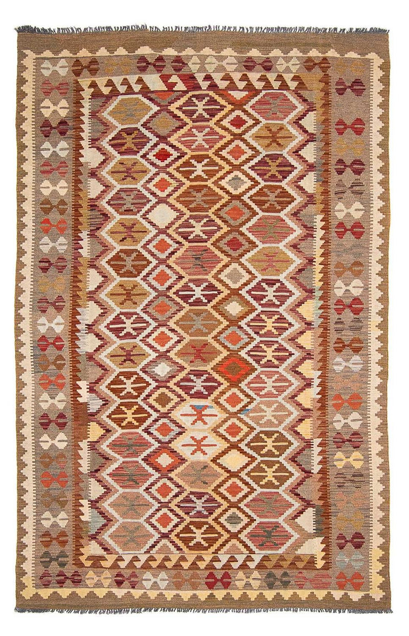 キリム マイメネ 絨毯 296x197cm - ウールラグ