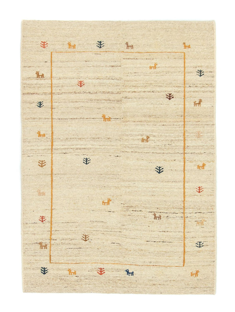 ペルシャギャベ 絨毯 143x97cm - ペルシャウールラグ