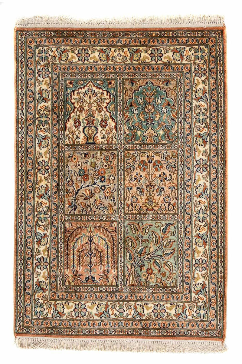 カシュマール 絨毯 97x67cm - オリエンタル絨毯