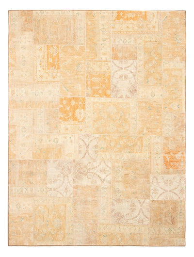 パッチワーク絨毯 208x281cm - ペルシャウールラグ