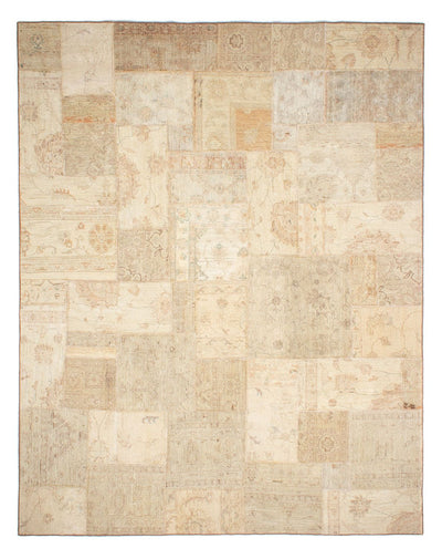 パッチワーク絨毯 236x299cm - ペルシャウールラグ