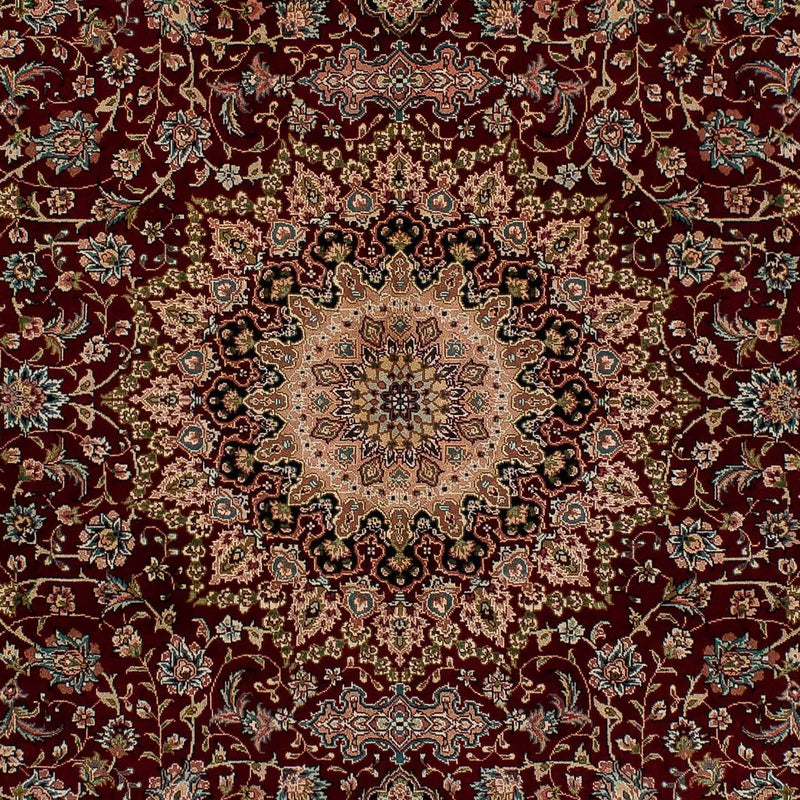 中国シルク 絨毯 183x122cm - ペルシャ絨毯