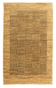 インド ギャベ 絨毯 95x59cm - ウールラグ