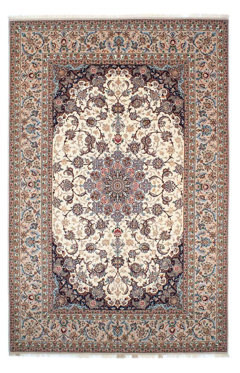 イスファハン 絨毯 242x155cm - ペルシャ絨毯
