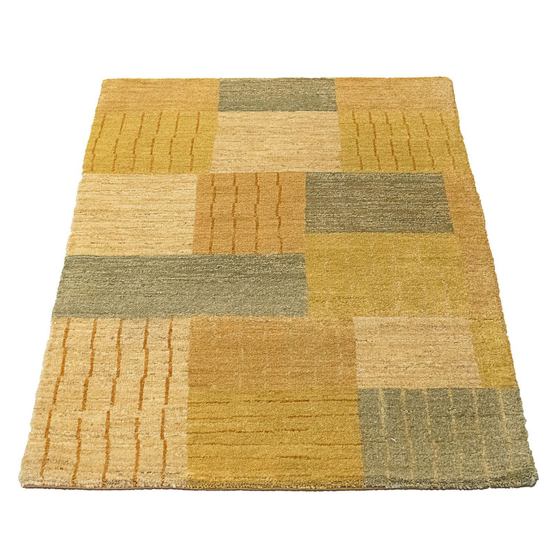 インド ギャベ 絨毯 91x62cm - ペルシャウールラグ
