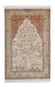 カシミールシルク 絨毯 124x76cm - オリエンタル絨毯