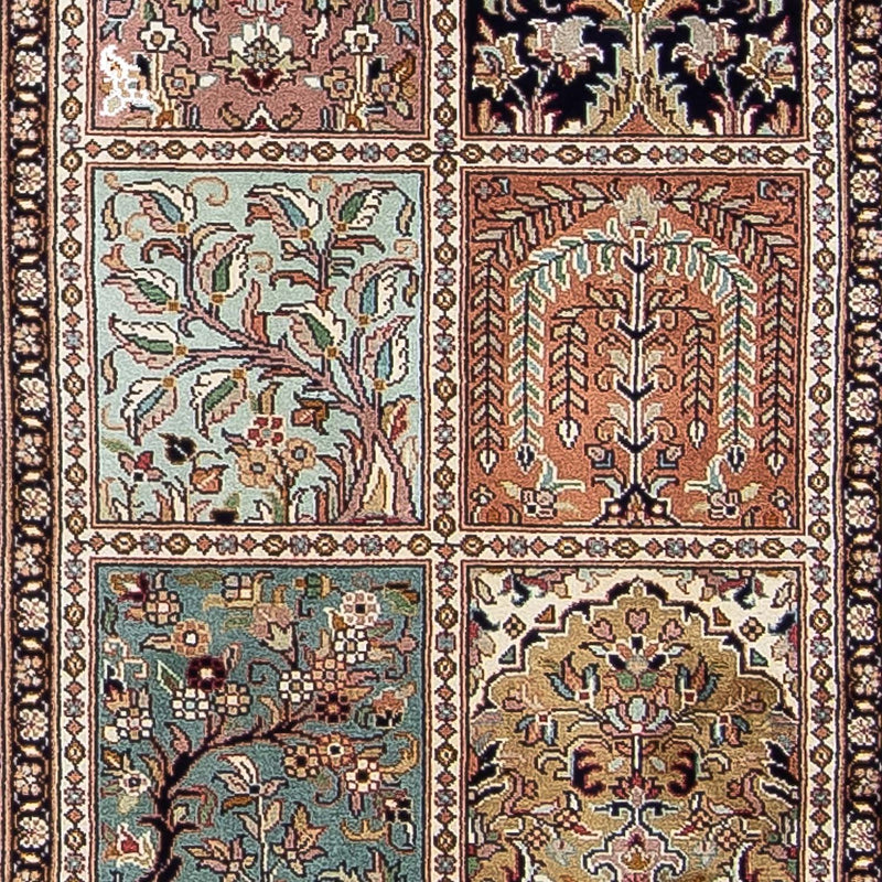 カシミールシルク 絨毯 302x74cm - オリエンタル絨毯