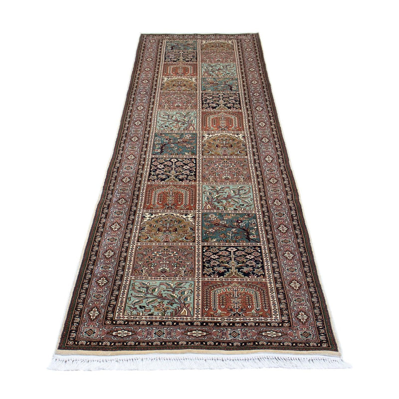 カシミールシルク 絨毯 302x74cm - オリエンタル絨毯