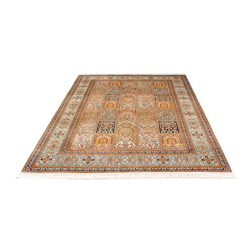 カシミールシルク 絨毯 221x158cm - オリエンタル絨毯