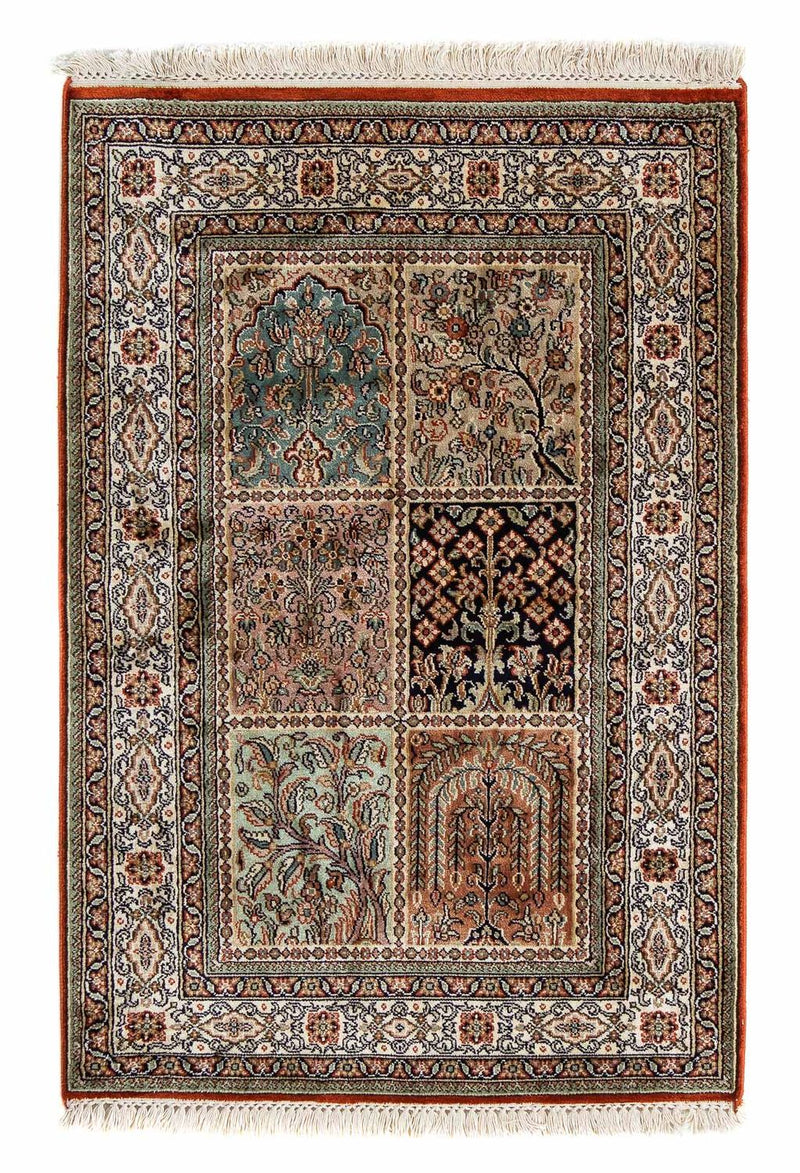 カシュマール 絨毯 89x61cm - オリエンタル絨毯