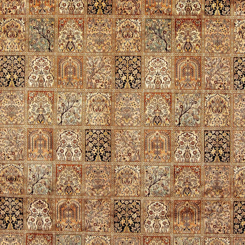カシミールシルク 絨毯 325x249cm - オリエンタル絨毯