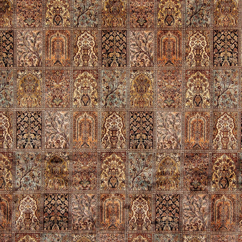 カシミールシルク 絨毯 332x248cm - オリエンタル絨毯