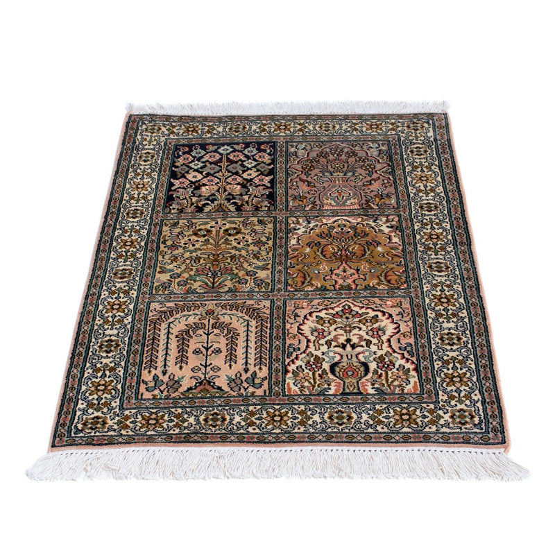 カシミールシルク 絨毯 95x64cm - オリエンタル絨毯