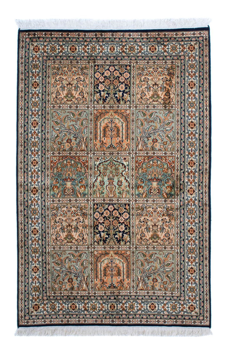 カシミールシルク 絨毯 150x92cm - オリエンタル絨毯