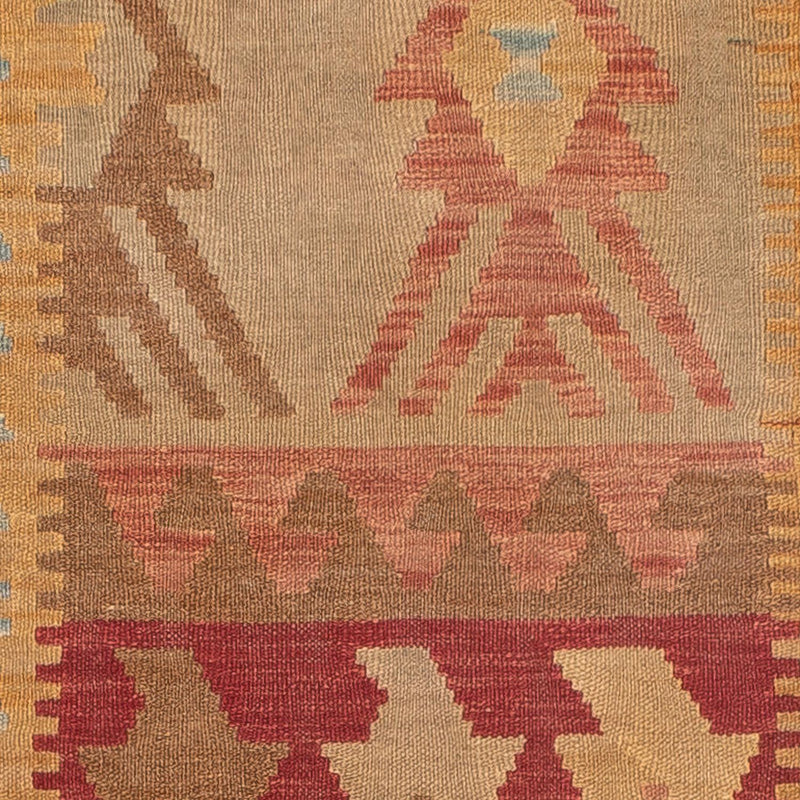 キリム マイメネ 絨毯 392x73cm - ウールラグ