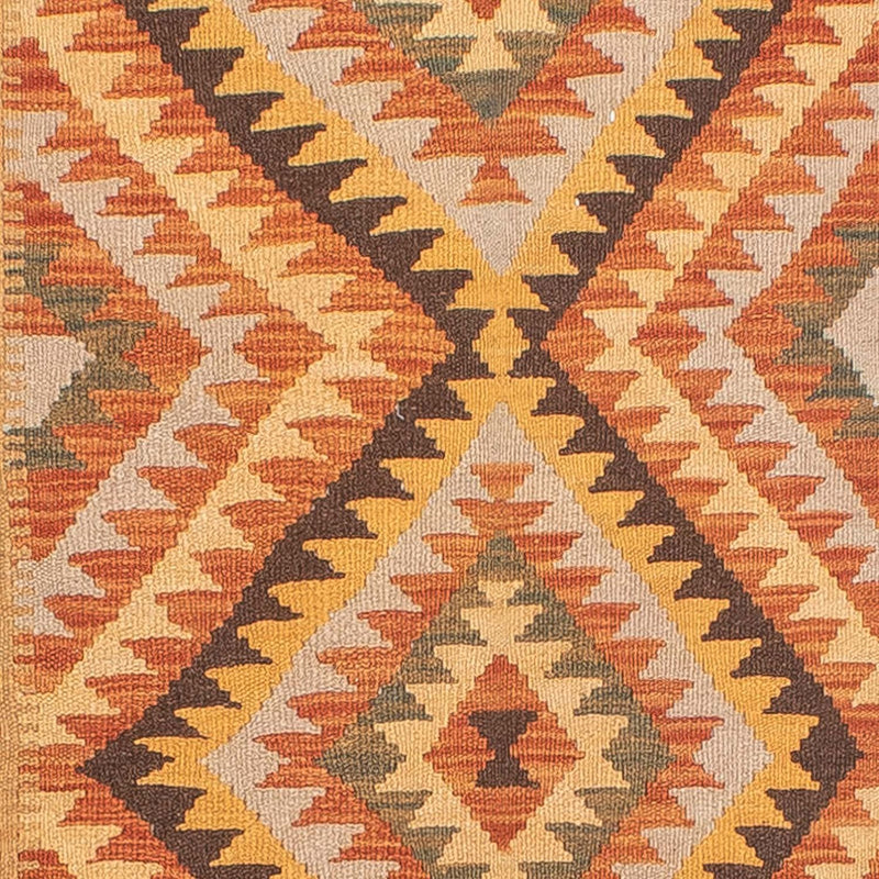 キリム マイメネ 絨毯 394x76cm - ウールラグ