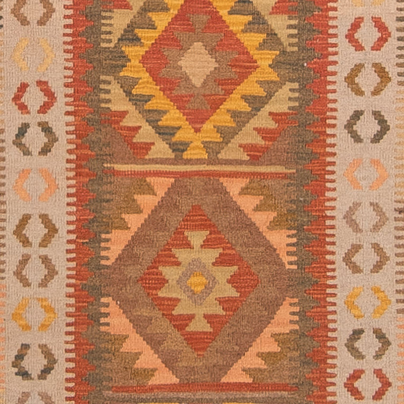 キリム マイメネ 絨毯 435x86cm - ウールラグ