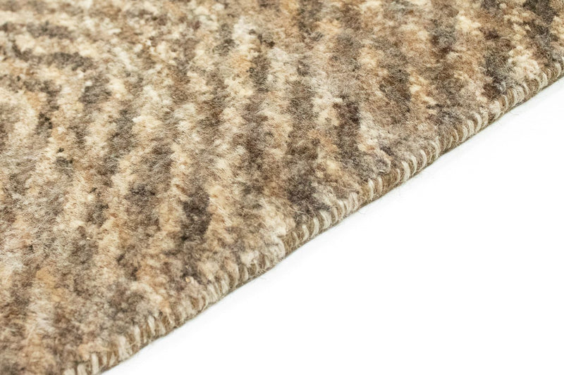 インド ギャベ 絨毯 370x77cm - ウールラグ