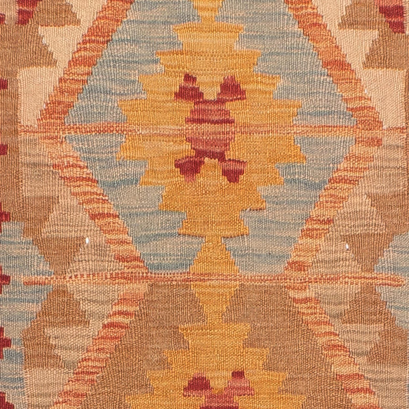 キリム マイメネ 絨毯 389x81cm - ウールラグ
