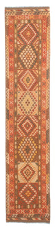 キリム マイメネ 絨毯 407x91cm - ウールラグ