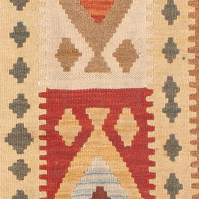 キリム マイメネ 絨毯 254x81cm - ウールラグ