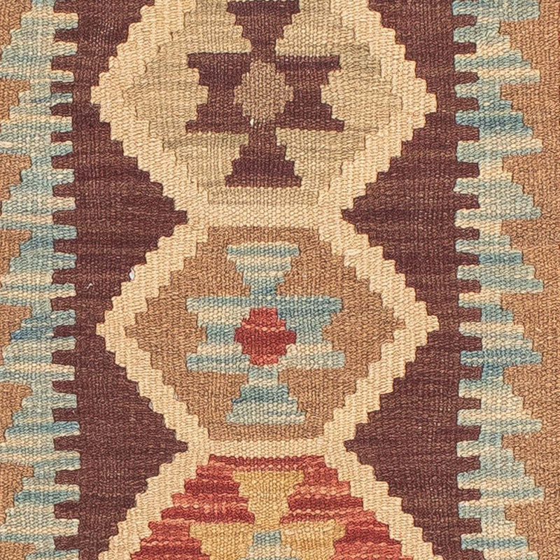 キリム マイメネ 絨毯 200x67cm - ウールラグ