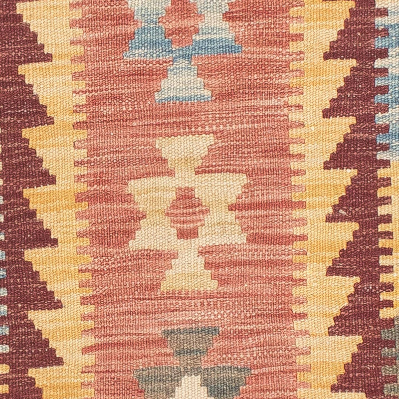 キリム マイメネ 絨毯 200x65cm - ウールラグ