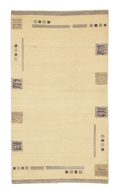 ネパール絨毯 90x160cm - ウールラグ
