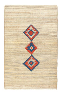 ペルシャギャベ 絨毯 193x121cm - ペルシャウールラグ – product image