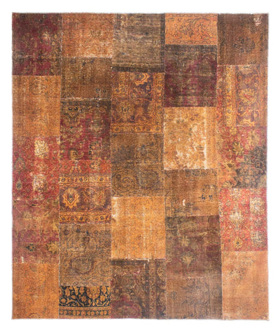パッチワーク絨毯 246x296cm - ペルシャウールラグ