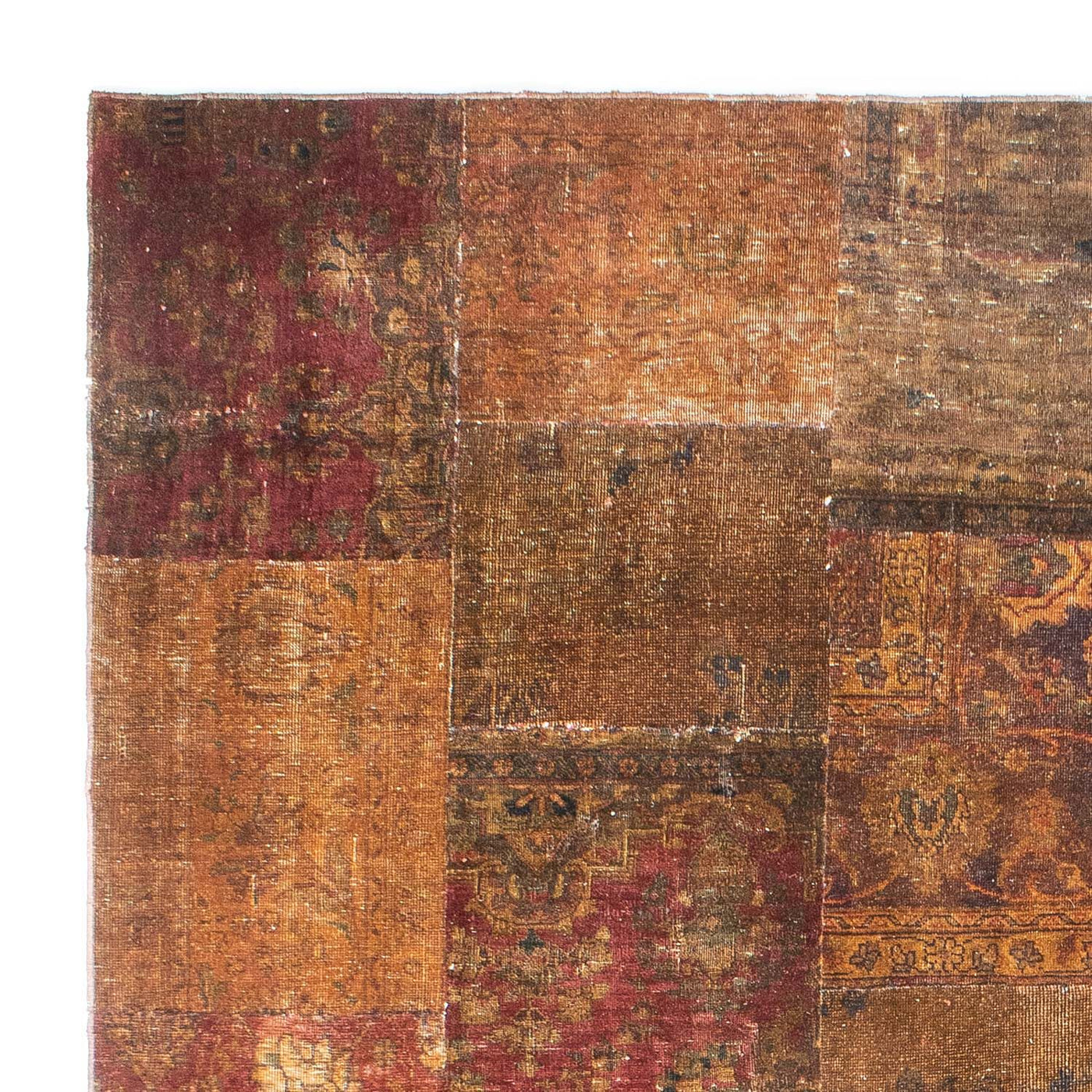 パッチワーク絨毯 296x246cm - ペルシャウールラグ