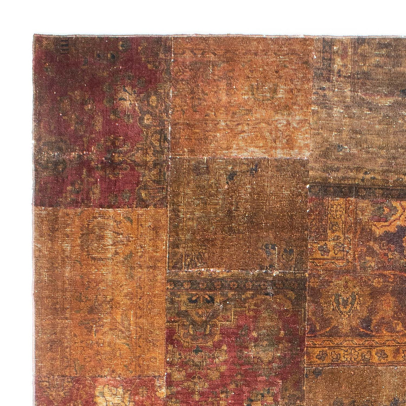 パッチワーク絨毯 296x246cm - ペルシャウールラグ