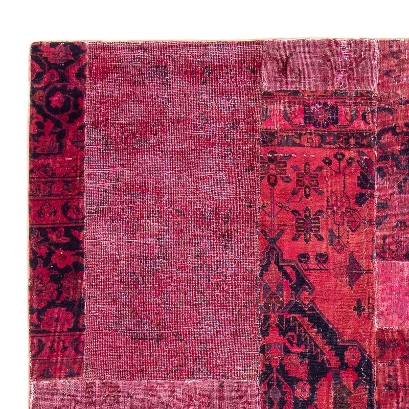 パッチワーク絨毯 269x180cm - ペルシャウールラグ