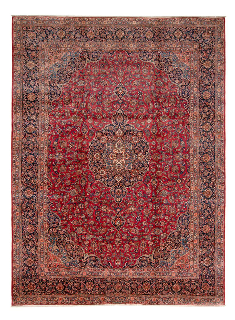 カシャーン 絨毯 467x328cm - ペルシャ絨毯