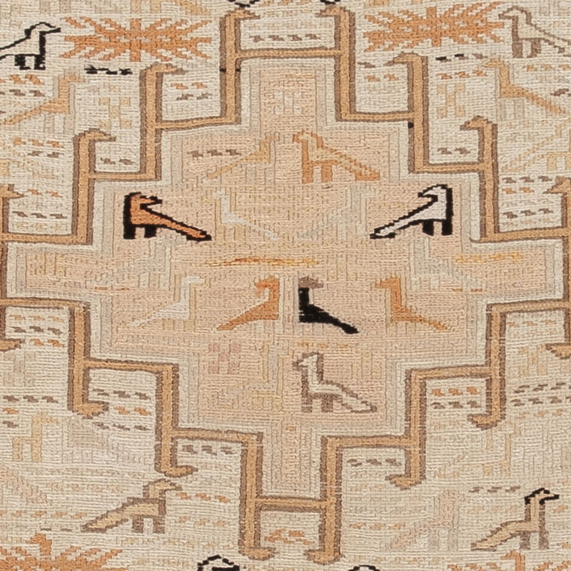 キリム シルク 絨毯 107x63cm