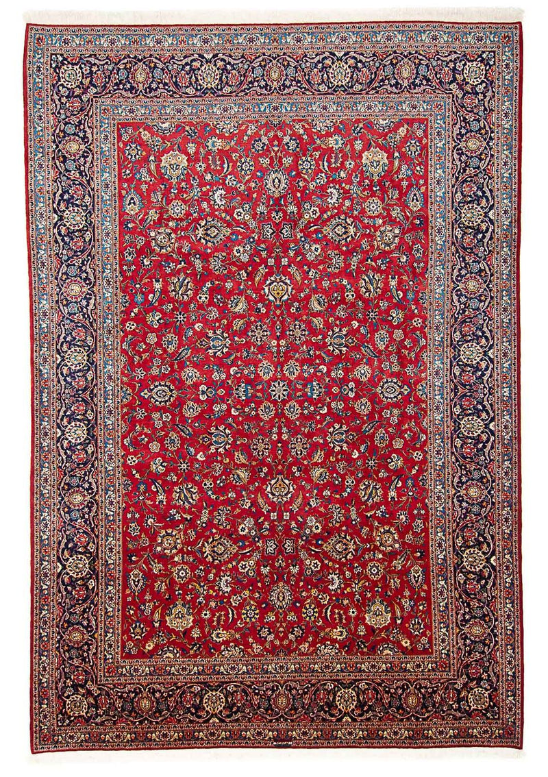カシャーン 絨毯 432x325cm - ペルシャ絨毯