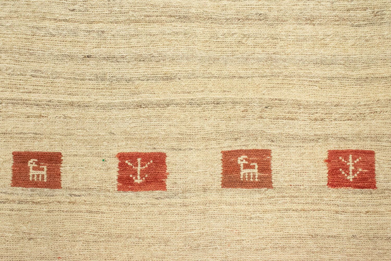 インド ギャベ 絨毯 180x120cm - ウールラグ