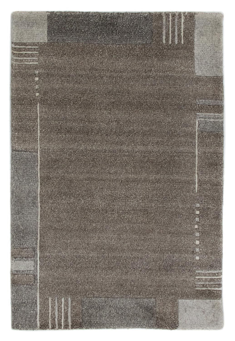 ネパール絨毯 90x60cm - ウールラグ