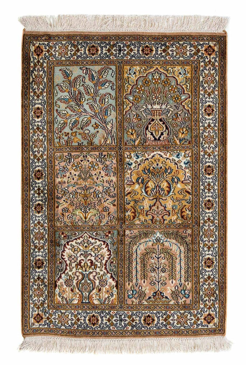 カシュマール 絨毯 92x62cm - オリエンタル絨毯
