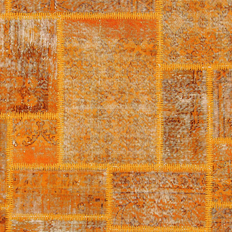パッチワーク絨毯 244x172cm - ウールラグ
