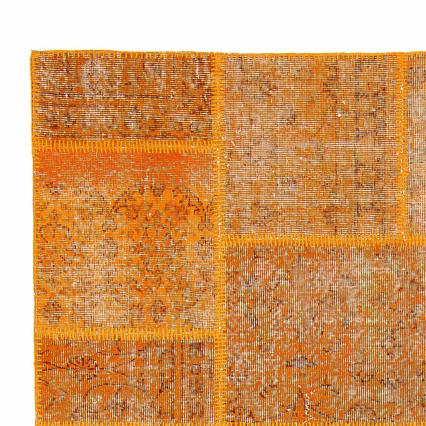 パッチワーク絨毯 244x172cm - ウールラグ