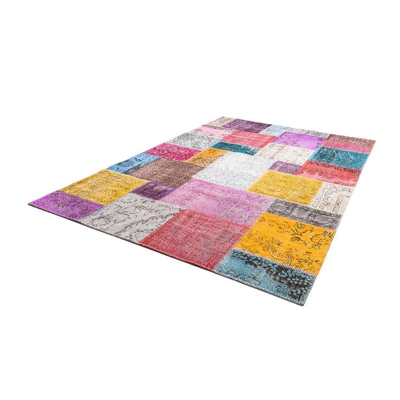 パッチワーク絨毯 300x200cm - ウールラグ