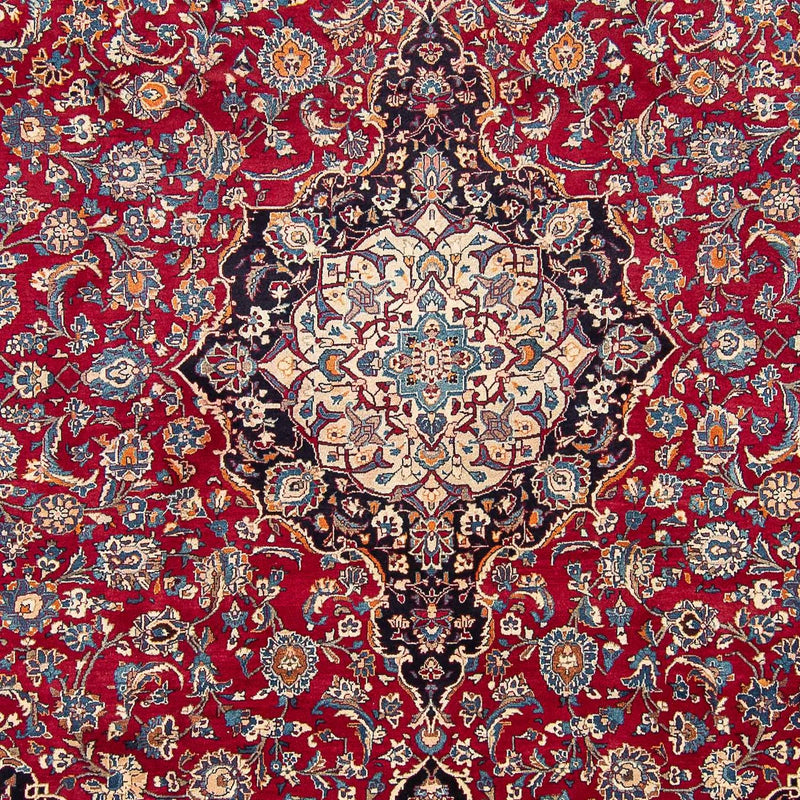 カシャーン 絨毯 375x291cm - ペルシャ絨毯
