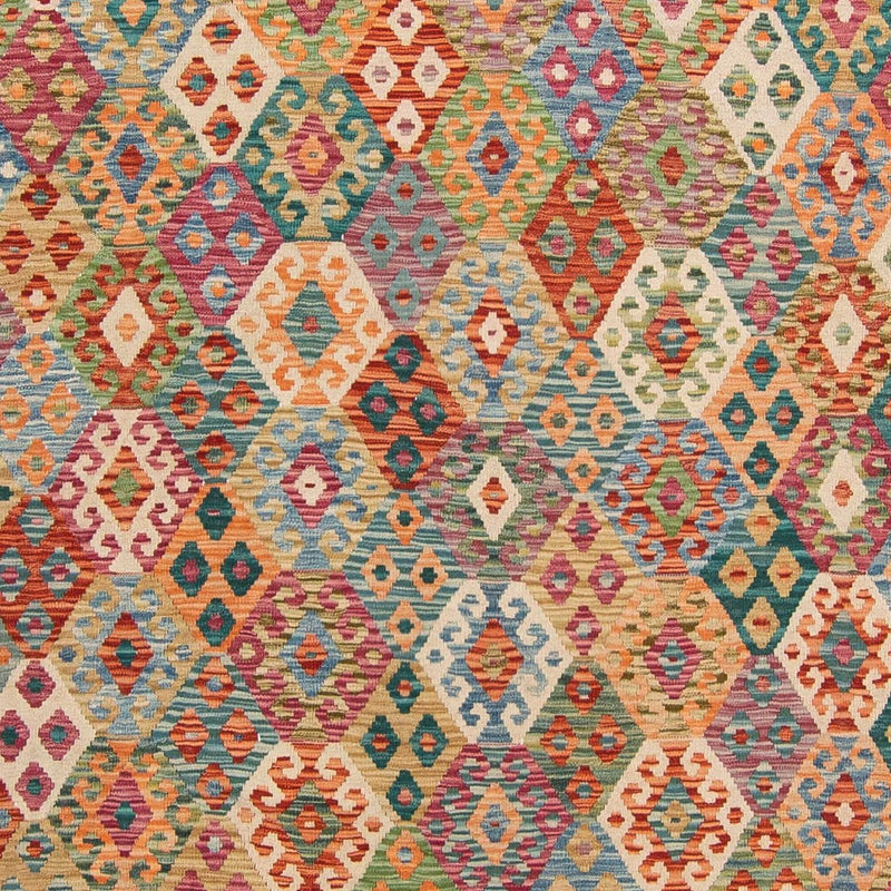 キリム マイメネ 絨毯 341x263cm - ウールラグ