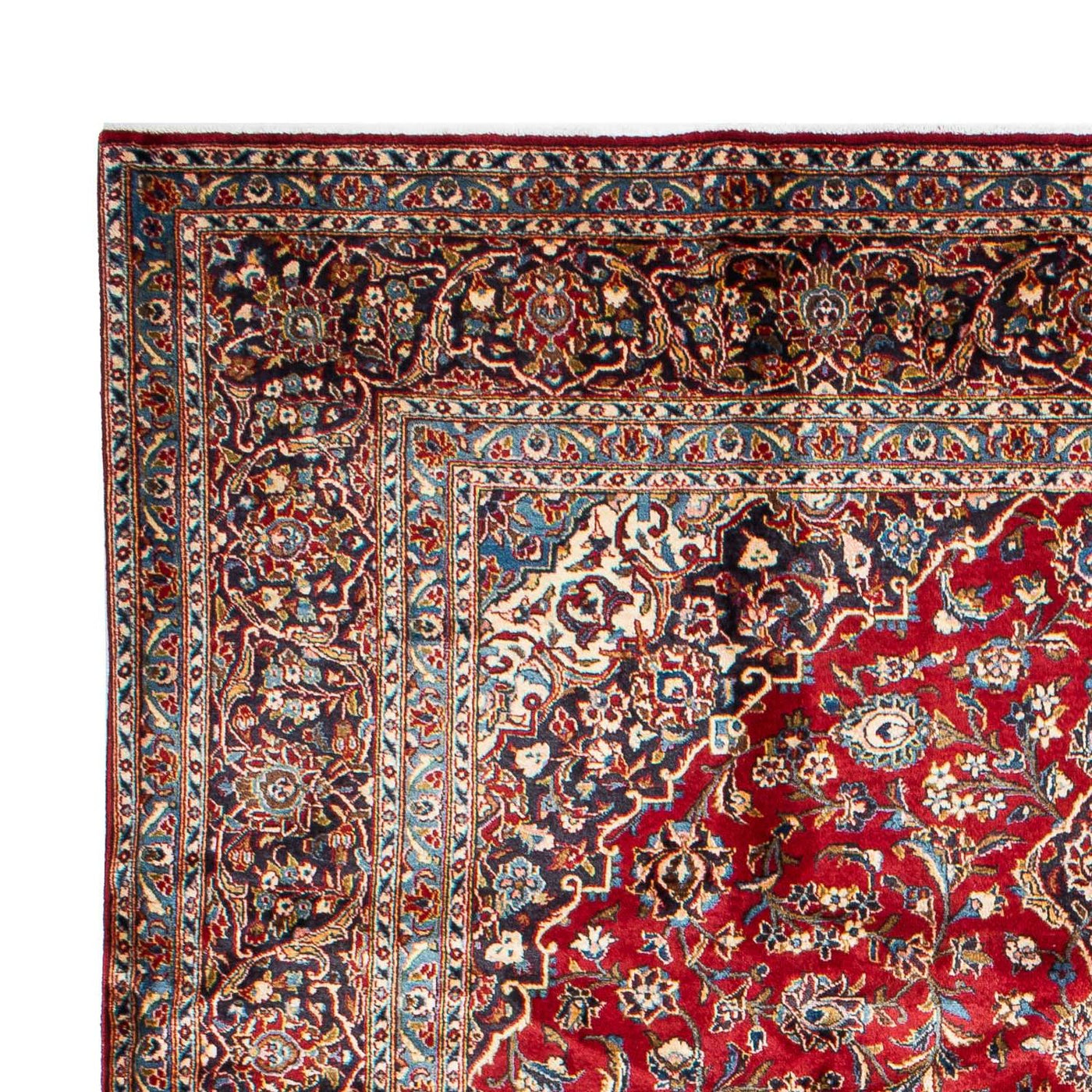 カシャーン 絨毯 354x240cm - ペルシャ絨毯