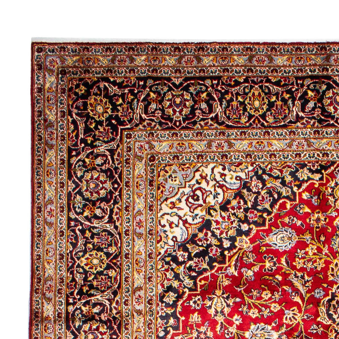 カシャーン 絨毯 353x251cm - ペルシャ絨毯